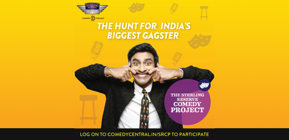 The hunt for India’s funniest comedian has begun as Sterling Reserve Project collaborates with Comedy Central 